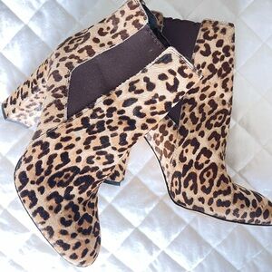 Sam Edelman Animal Print Ankle Booties